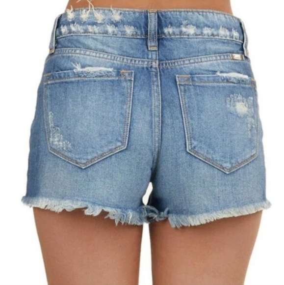 New KanCan Distressed Cutoff Denim Jean Shorts sz 11 / 29 - Picture 5 of 5